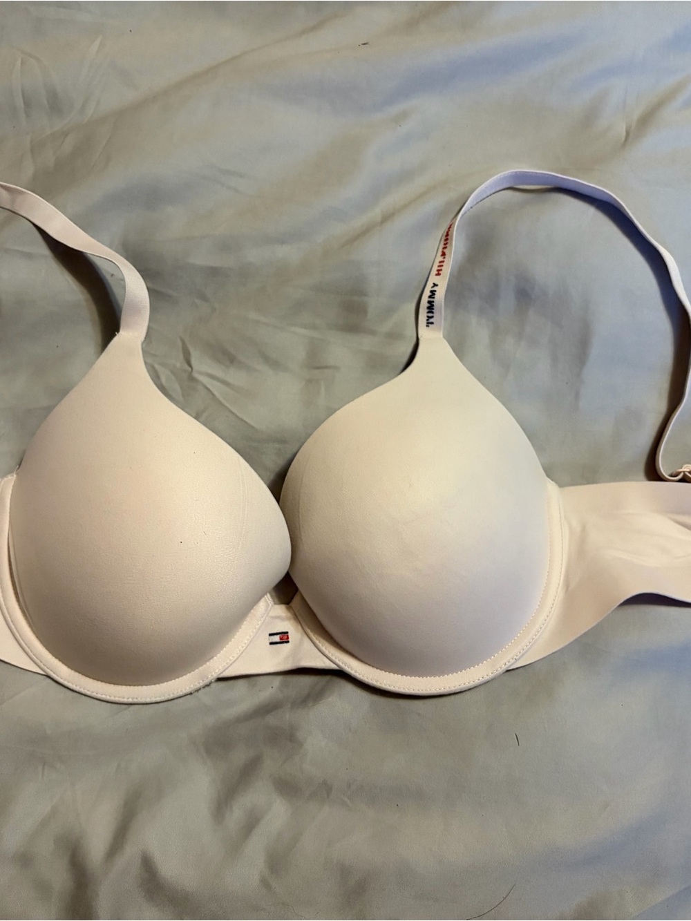 Tommy Hilfiger Pale Pink Seamless T-Shirt Bra